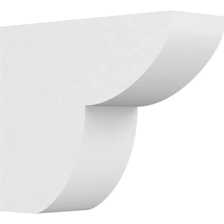 Ekena Millwork Standard Crestline Architectural Grade PVC Rafter Tail, 4"W X 10"H X 12"L RFTP04X10X12CRE